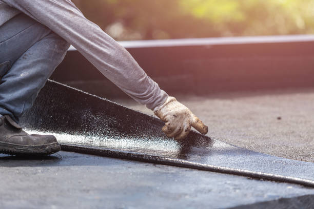 Professional Crawl Space Encapsulation technician working in Versailles, KY